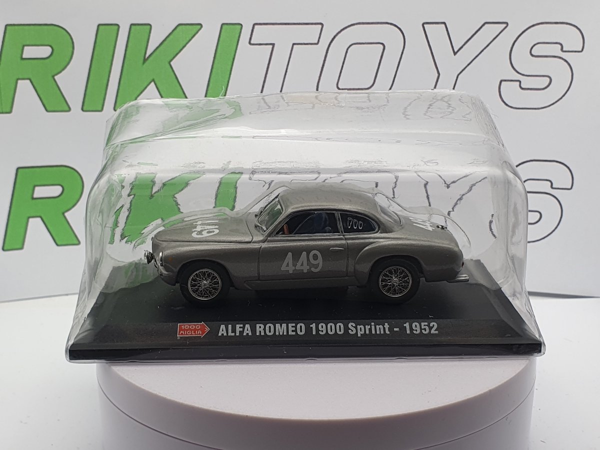 Alfa Romeo 1900 Sprint (1952) Edicola 1/43 Argento - RikiToys - Edicola#