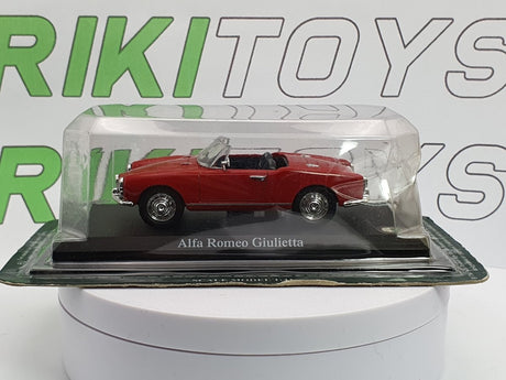 Alfa Romeo Giulietta Spider Del Prado 1/43 Rosso - RikiToys - Del Prado#