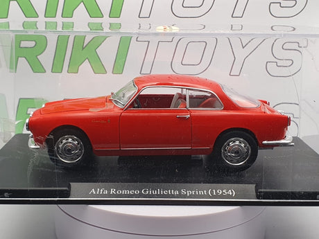 Alfa Romeo Giulietta Sprint 1954 Leo Model 1/24 Rosso - RikiToys - Leo Model#