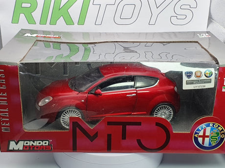 Alfa Romeo Mito MondoMotors 1/24 Rosso metallizzato - RikiToys - MondoMotors#