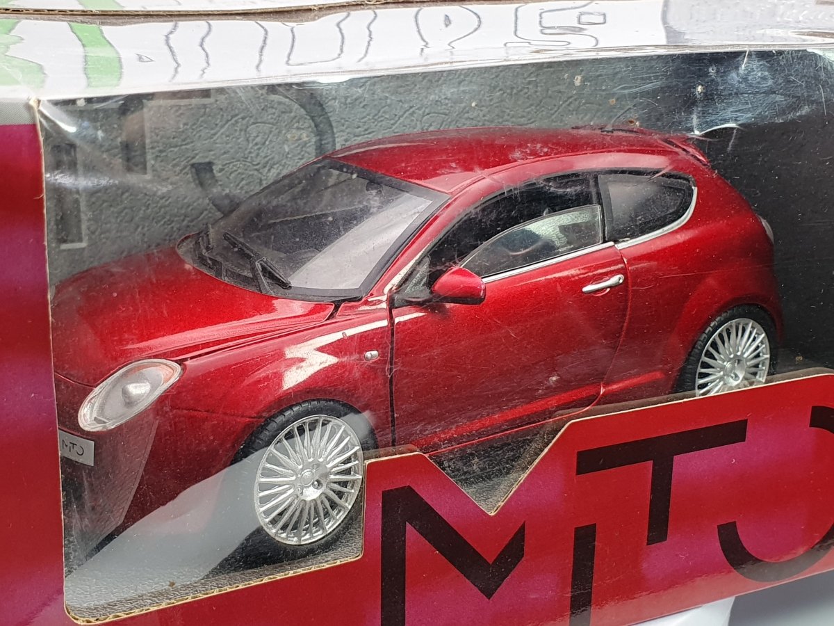 Alfa Romeo Mito MondoMotors 1/24 Rosso metallizzato - RikiToys - MondoMotors#