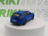 Alfa Romeo Stelvio Burago 1/43 Blu metallizzato - RikiToys - Burago#