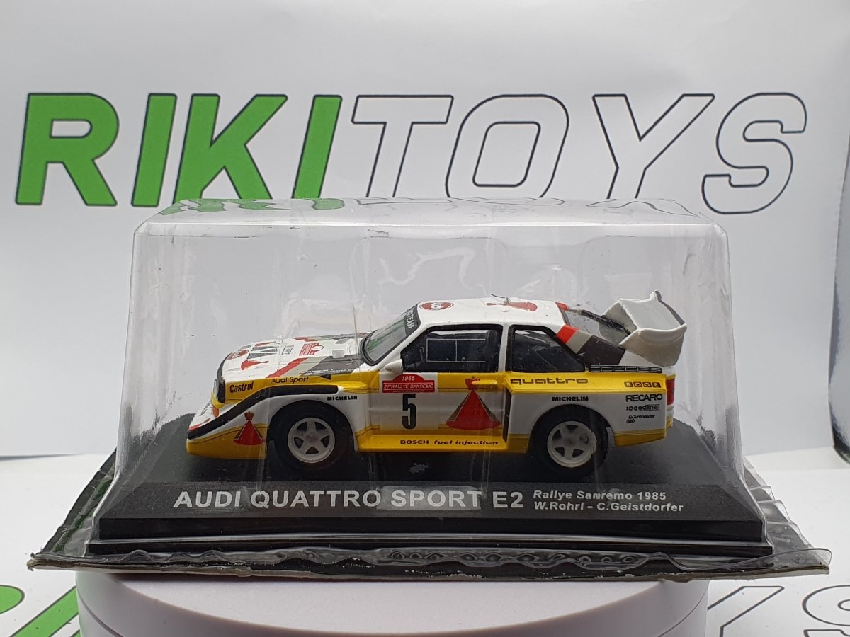 Audi Quattro Sport RMC 1985 Edicola 1/43 Con Scatola - RikiToys - Edicola#