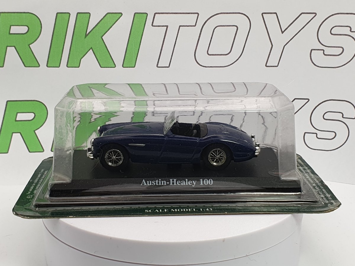 Austin Healey 100 Del Prado 1/43 Blu - RikiToys - Del Prado#