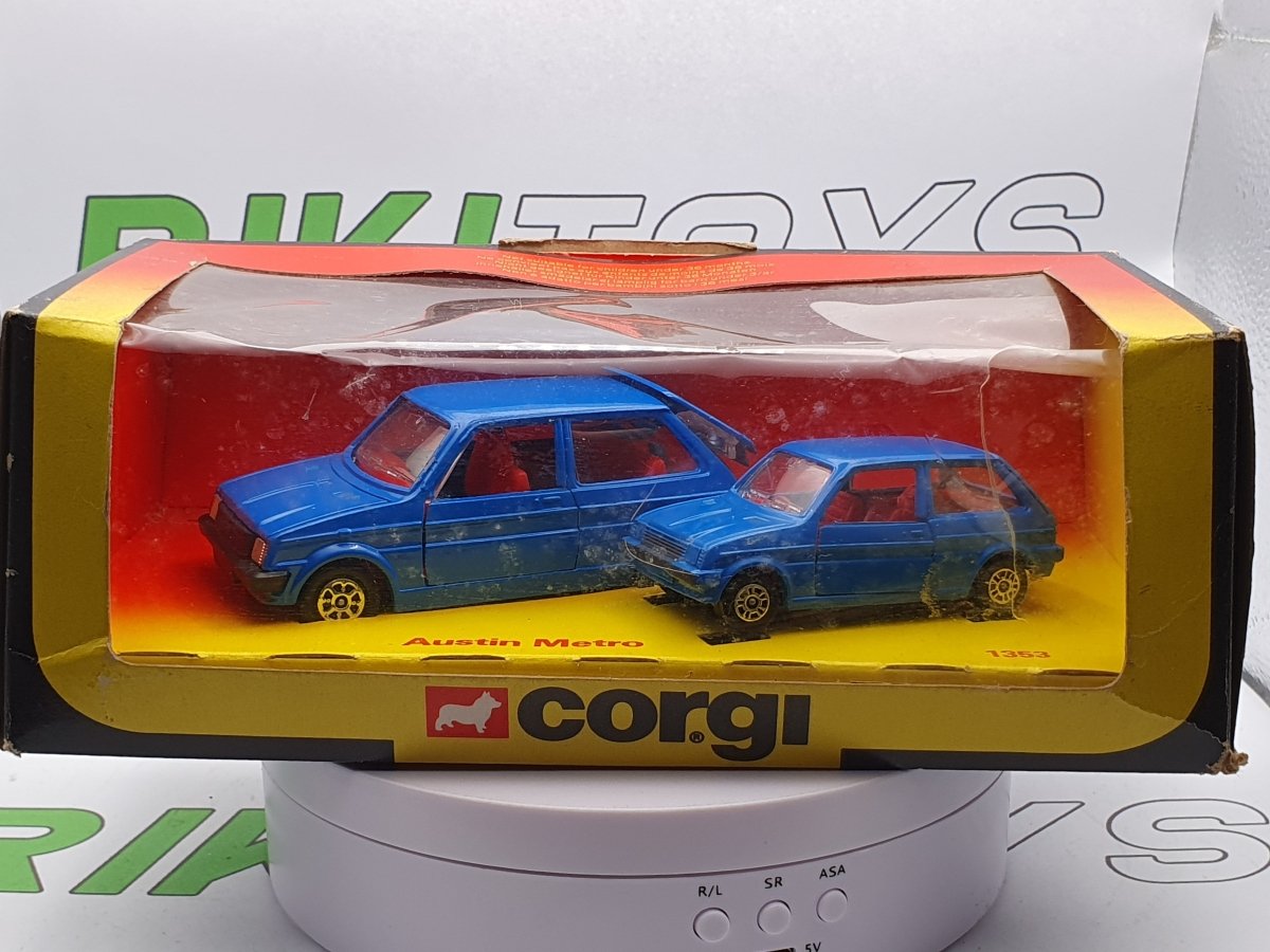 Austin Metro (2 pezzi) Corgi 1/38+1/60 - RikiToys - Corgi#