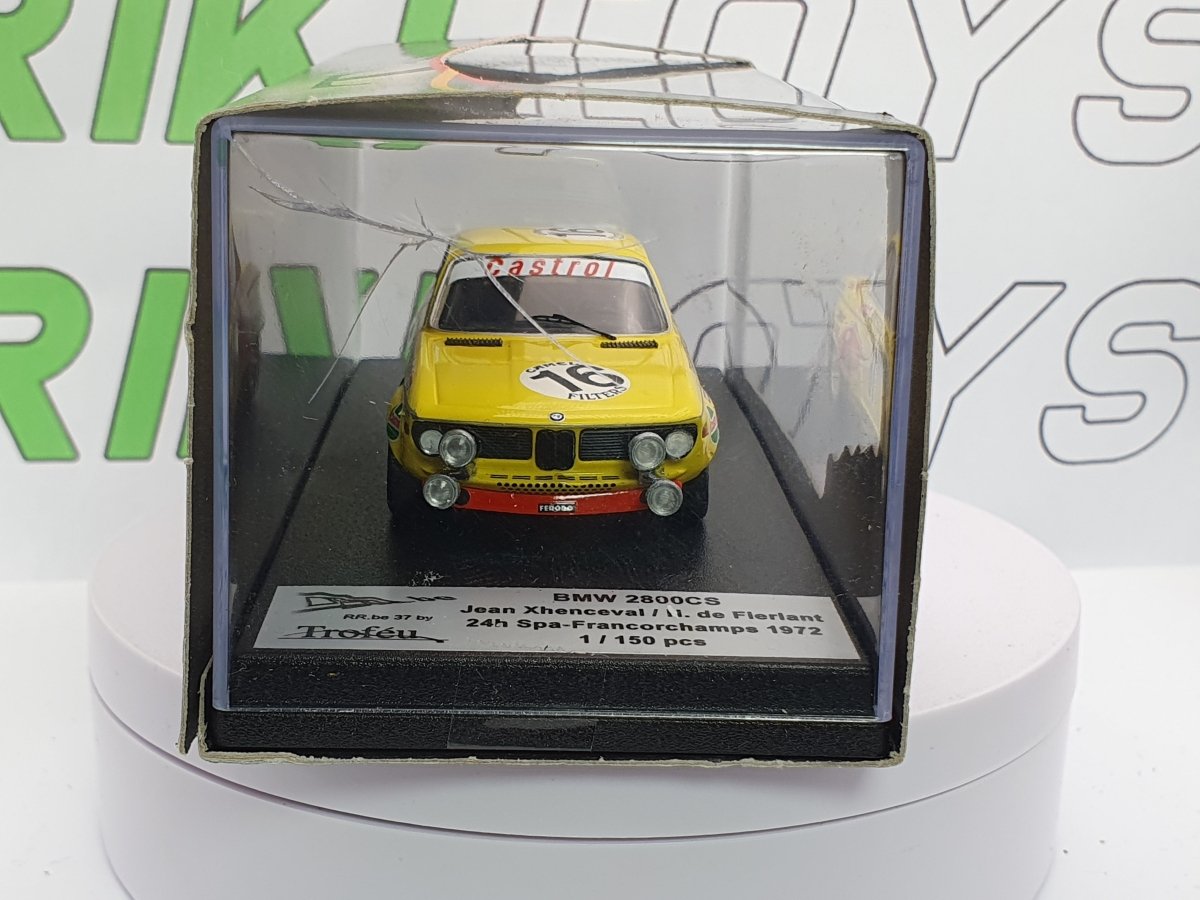 BMW 2800CS (1972) Trofeu 1/43 Giallo - RikiToys - Trofeu#