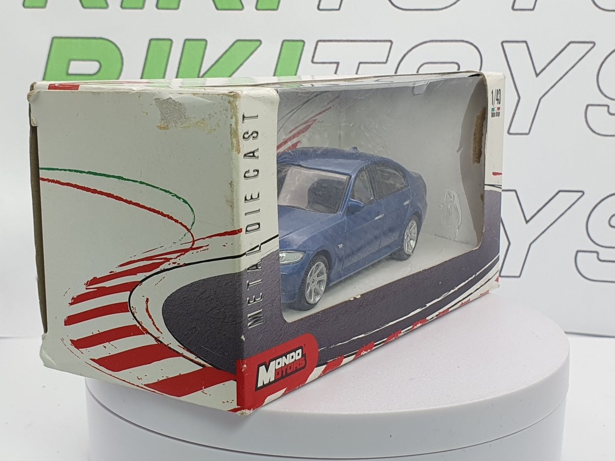 BMW E 46 serie 3 MondoMotors 1/43 Blu metallizzato - RikiToys - MondoMotors#