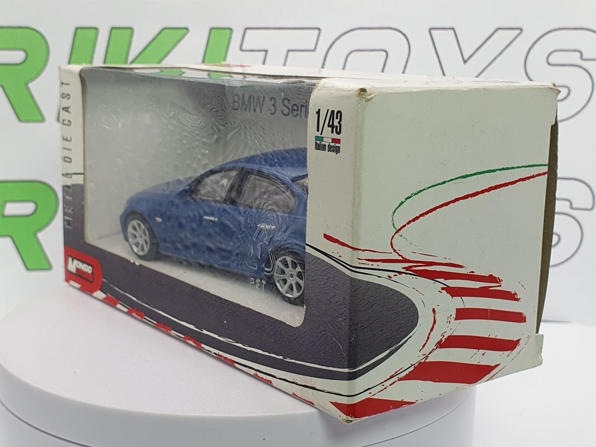 BMW E 46 serie 3 MondoMotors 1/43 Blu metallizzato - RikiToys - MondoMotors#