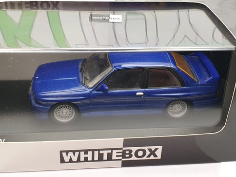 BMW E30 M3 Alpina B6 1988 Whitebox 1/43 Blu - RikiToys - Whitebox#