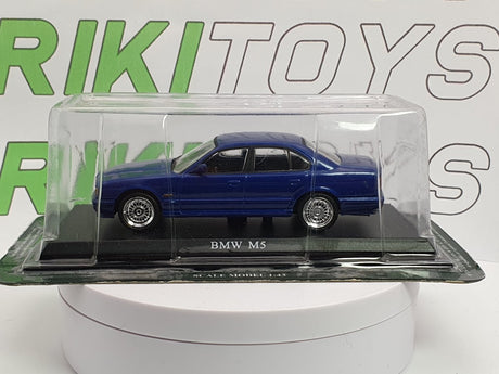 BMW M5 E34 Del Prado 1/43 Blu - RikiToys - Del Prado#