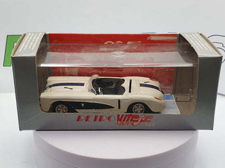 Chevrolet Corvette C1 SCCB Race Vitesse 1/43 Bianco - RikiToys - Vitesse#