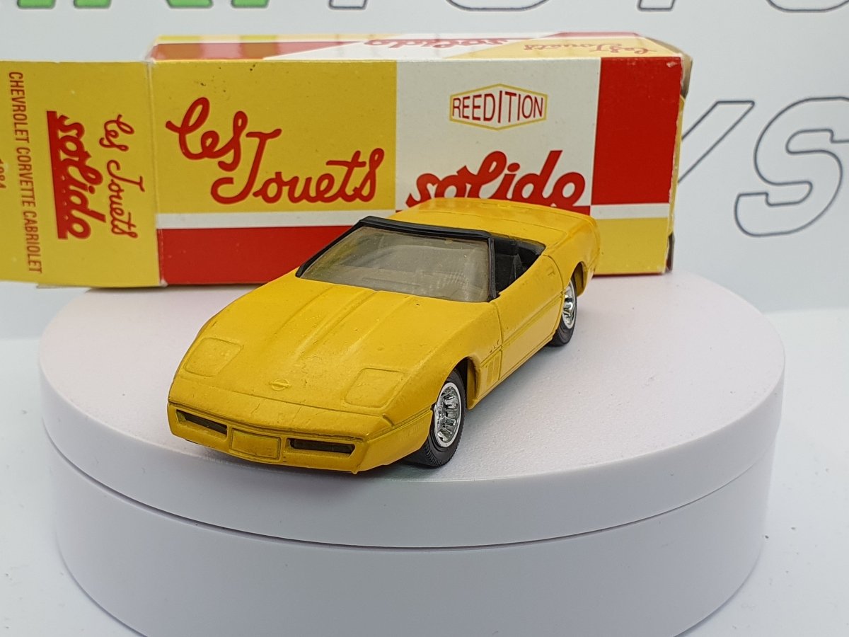 Chevrolet Corvette Spider Solido 1/43 Giallo - RikiToys - Solido#