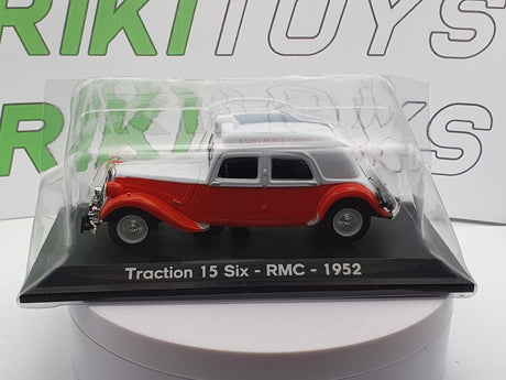 Citroen Traction 15 Six Radio Monte Carlo (1952) Edicola 1/43 Bianco - RikiToys - Edicola#