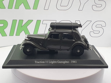 Citroen Traction Avant 11 Legère Gazogene (1941) Atlas 1/43 Grigio - RikiToys - Atlas#