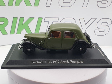 Citroen Traction Avant BL Armée (1939) Atlas 1/43 Verde - RikiToys - Atlas#