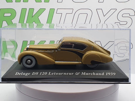 Delage D8 120 Let. March. Atlas 1/43 Oro - RikiToys - Atlas#