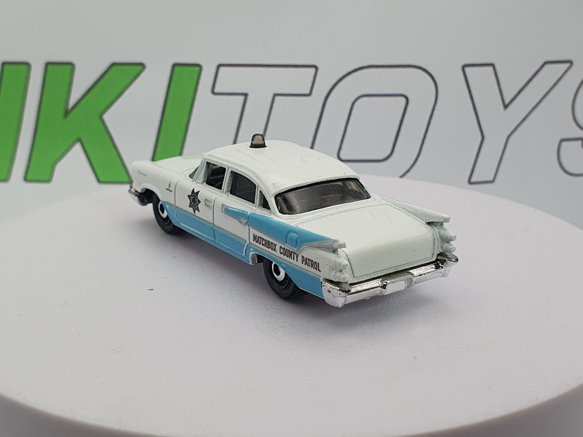 Dodge Coronet Police Matchbox 1/60 Bianco - RikiToys - Matchbox#