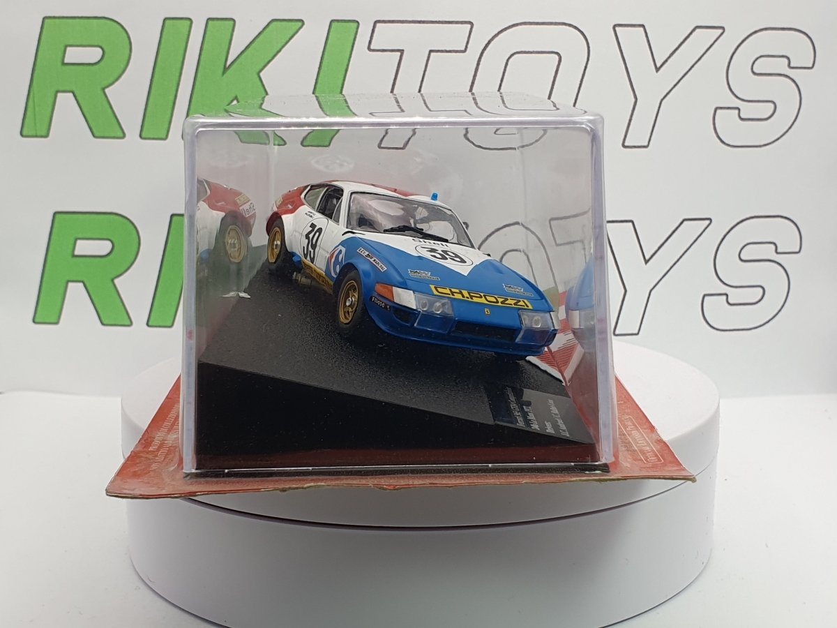 Ferrari 365 GTB4 Le Mans 1972 Edicola 1/43 Blu - RikiToys - Edicola#