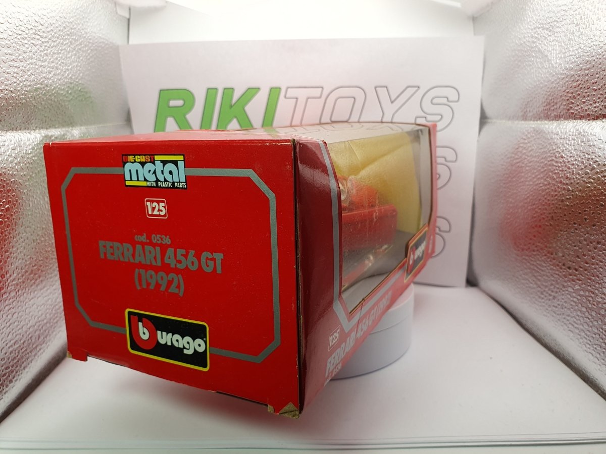 Ferrari 456 GT 1992 Burago 1/24 Rosso - RikiToys - Burago#