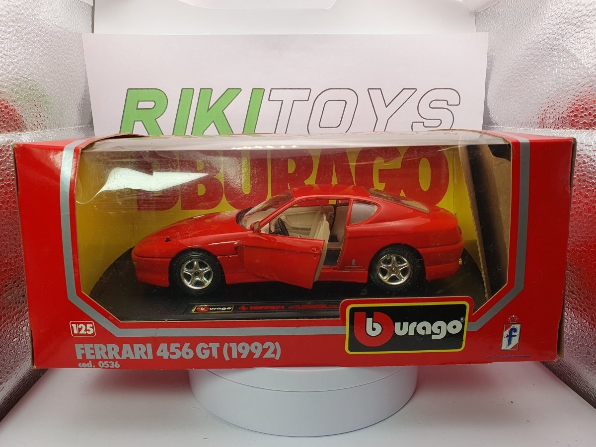 Ferrari 456 GT Burago 1/25 Rosso - RikiToys - Burago#