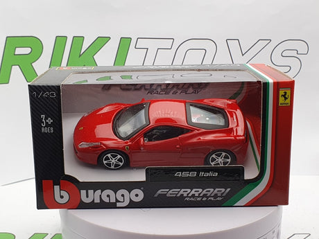 Ferrari 458 Italia Burago 1/43 - RikiToys - Burago#