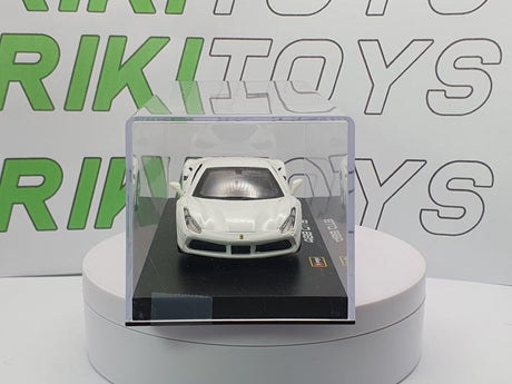 Ferrari 488 GTB Burago 1/43 Bianco - RikiToys - Burago#