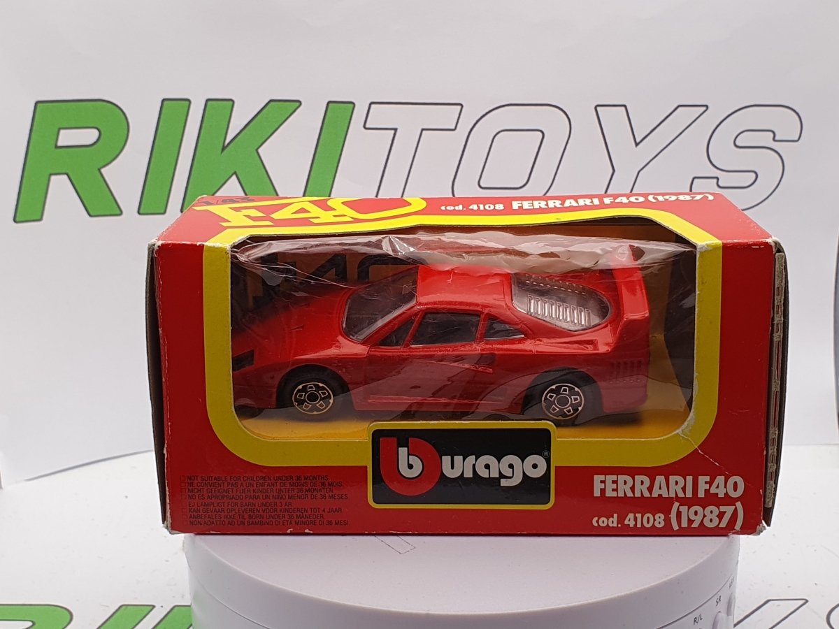 Ferrari F40 Burago 1/48 - RikiToys - Burago#