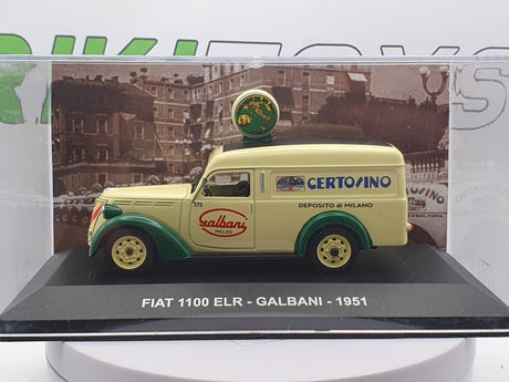 Fiat 1100 ELR Galbani Edicola 1/43 - RikiToys - Edicola#