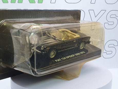 Fiat 124 Spider 2000 1979 Edicola 1/43 Nero - RikiToys - Edicola#