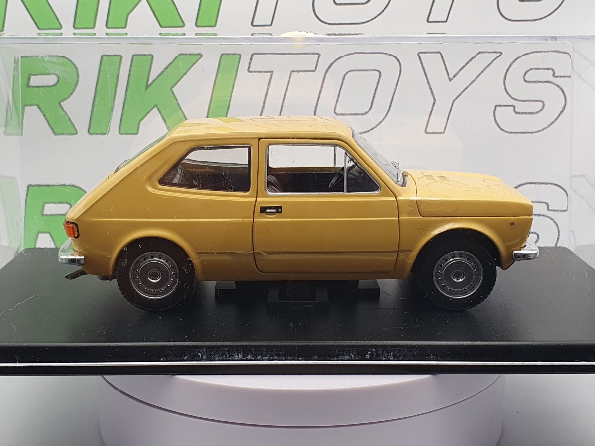 Fiat 127 1971 Leo Model 1/24 Giallo - RikiToys - Leo Model#