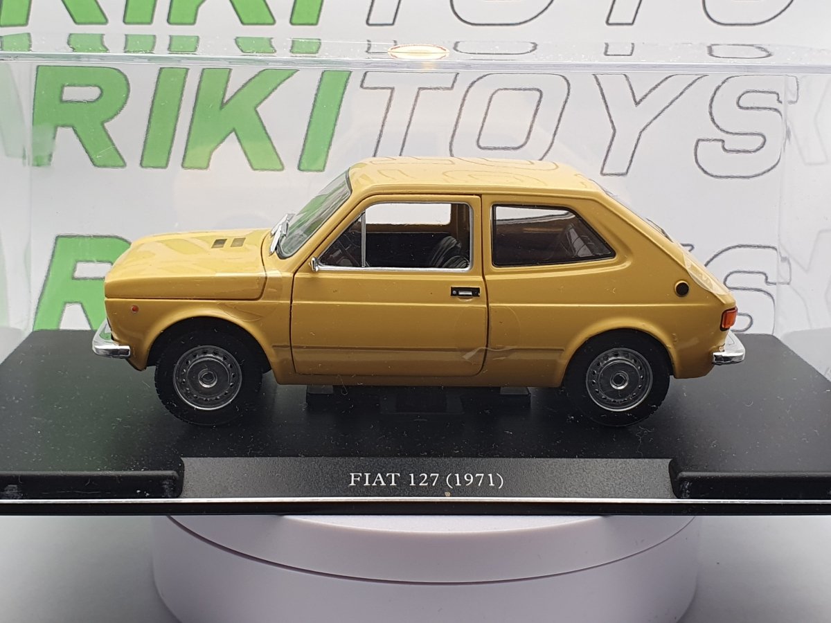 Fiat 127 1971 Leo Model 1/24 Giallo - RikiToys - Leo Model#