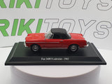 Fiat 1600 S Cabrio (1965) Norev 1/43 Rosso - RikiToys - Norev#