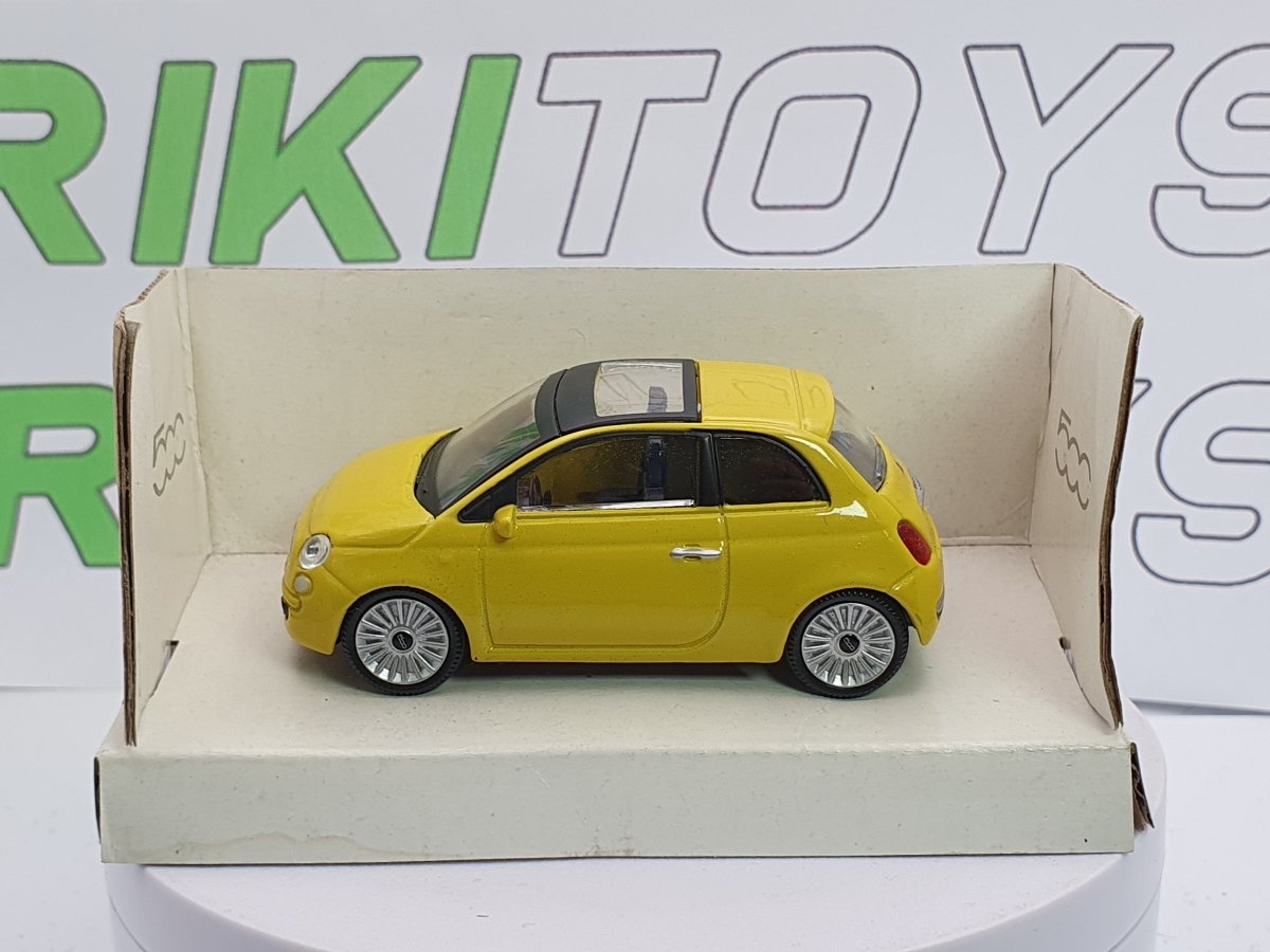 Fiat 500 (2007) MondoMotors 1/43 Giallo - RikiToys - MondoMotors#