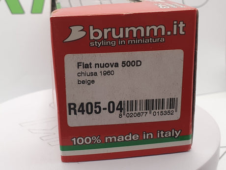 FIat 500 D Brumm 1/43 - RikiToys - Brumm#