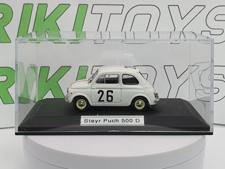 Fiat 500 D Steyr puch Universal Hobbies 1/43 Bianco - RikiToys - UniversalHobbies#