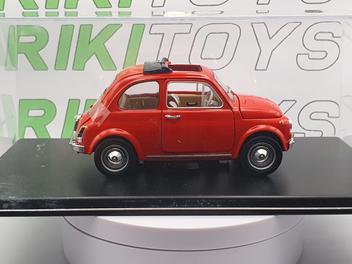 Fiat 500 F 1965 Leo Model 1/24 Rosso - RikiToys - Leo Model#