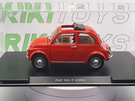 Fiat 500 F 1965 Leo Model 1/24 Rosso - RikiToys - Leo Model#