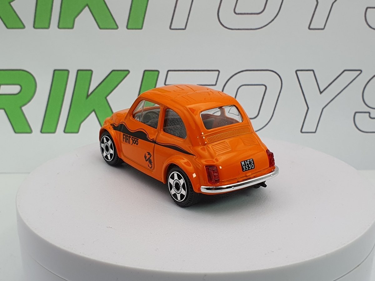 Fiat 500 F Abarth Burago 1/40 Arancione - RikiToys - Burago#