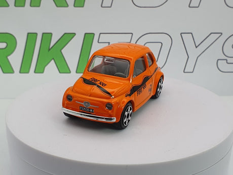 Fiat 500 F Abarth Burago 1/40 Arancione - RikiToys - Burago#