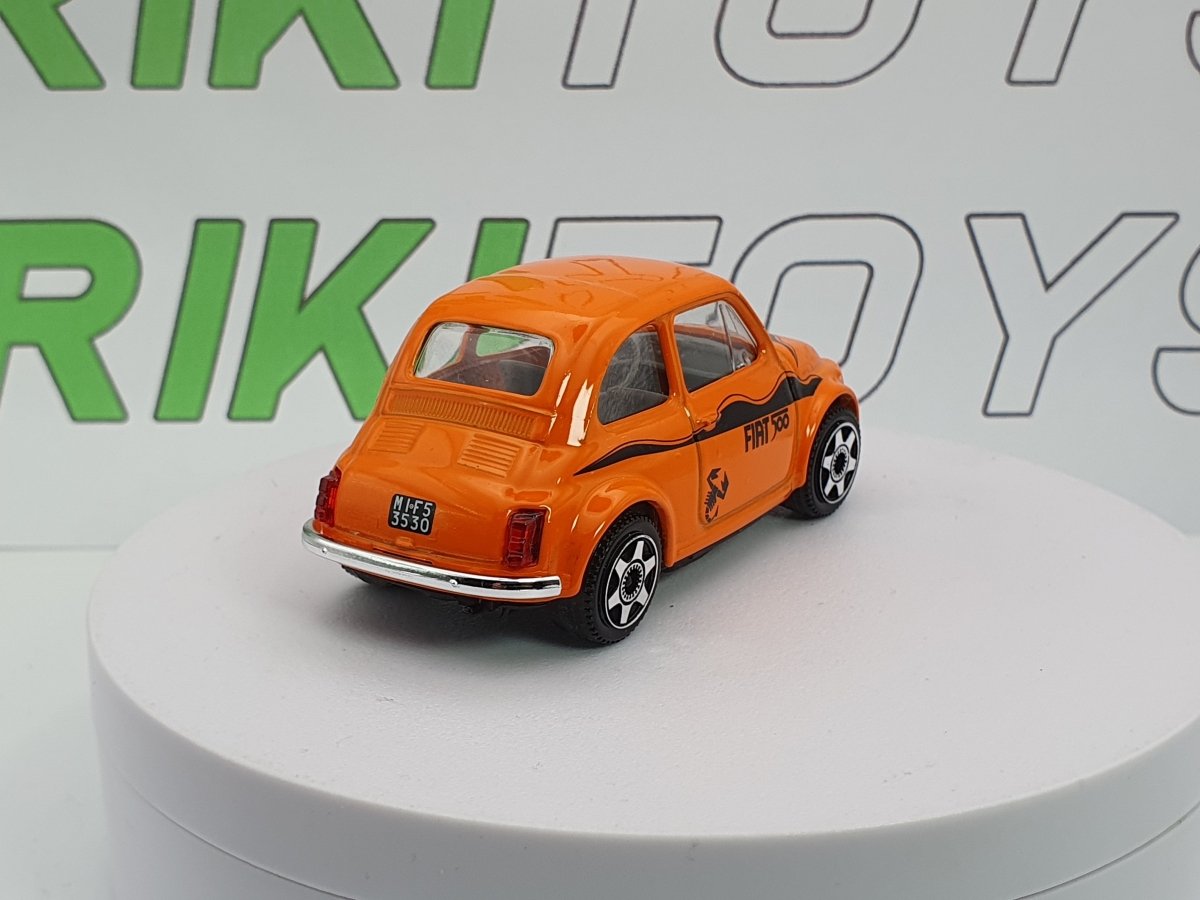 Fiat 500 F Abarth Burago 1/40 Arancione - RikiToys - Burago#