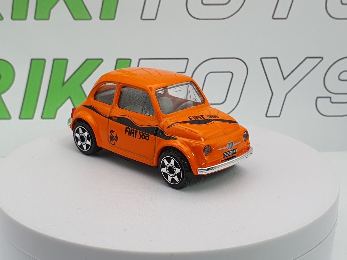 Fiat 500 F Abarth Burago 1/40 Arancione - RikiToys - Burago#