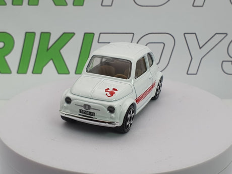 Fiat 500 F Abarth Burago 1/40 Bianco - RikiToys - Burago#