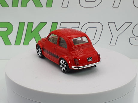 Fiat 500 F Abarth Burago 1/40 Rosso - RikiToys - Burago#