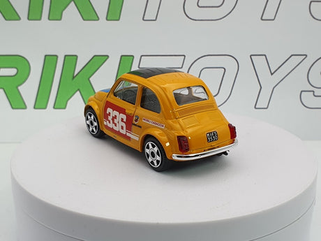 Fiat 500 F Abarth n.336 Burago 1/40 Giallo - RikiToys - Burago#