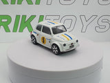 Fiat 500 F Abarth n.5 Burago 1/40 Bianco - RikiToys - Burago#