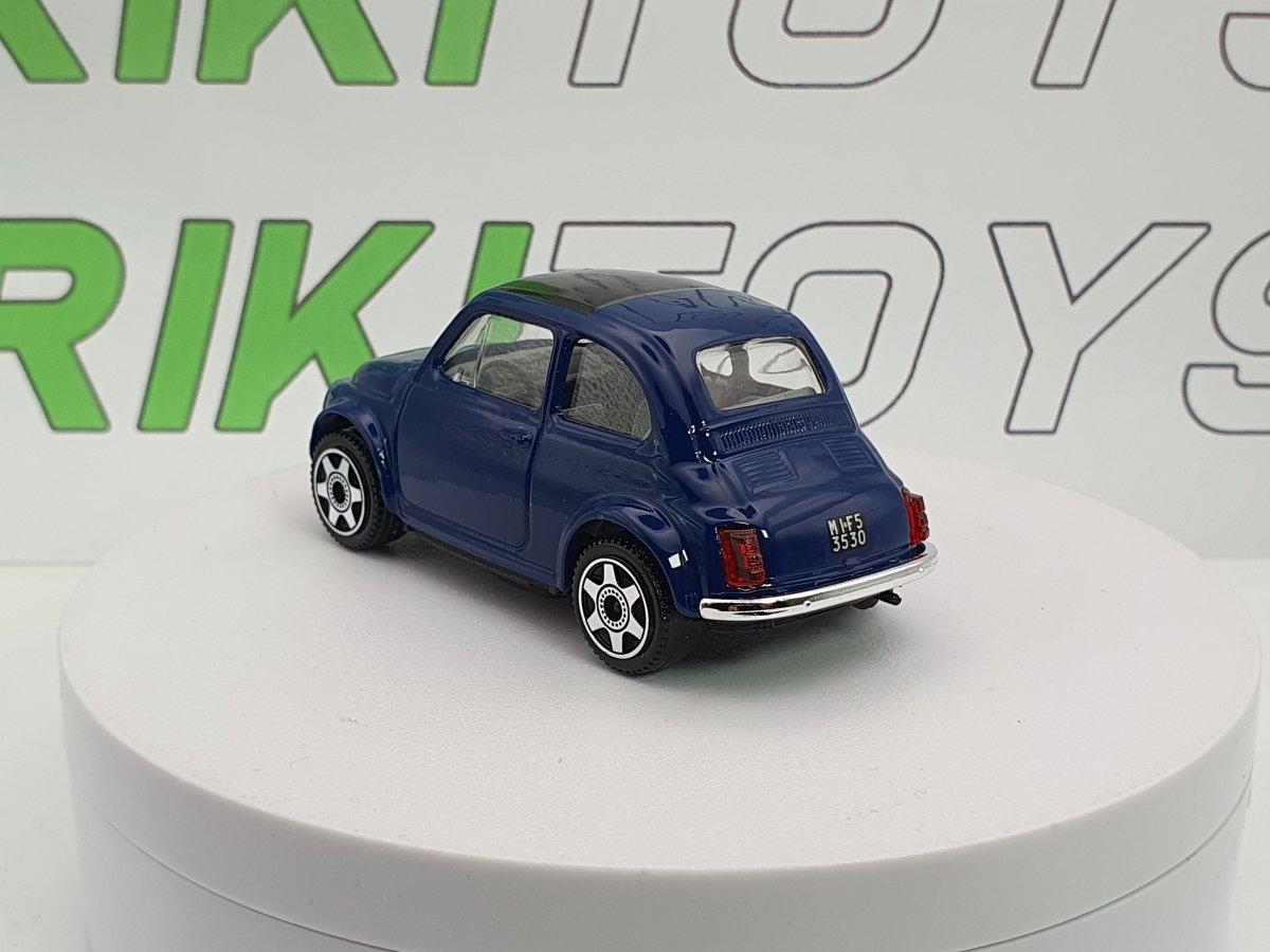 Fiat 500 F Burago 1/40 Blu - RikiToys - Burago#