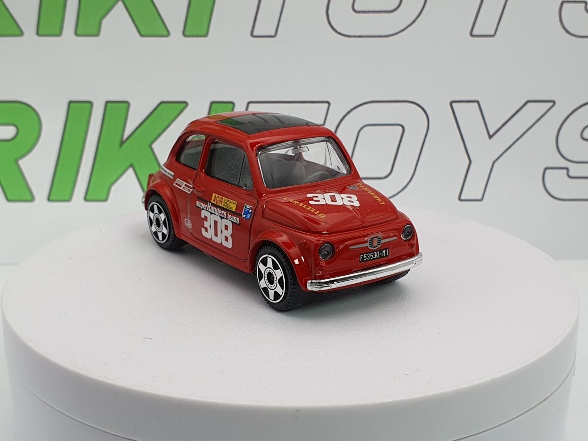 Fiat 500 F n.308 Burago 1/40 Rosso - RikiToys - Burago#