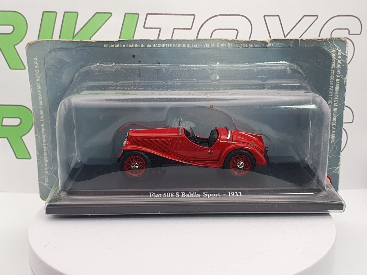 Fiat 508 Balilla Coro 1933 Norev 1/43 Rosso - RikiToys - Norev#