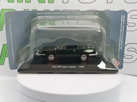 Fiat 850 Sport Spider (1968) Edicola 1/43 Verde - RikiToys - Edicola#