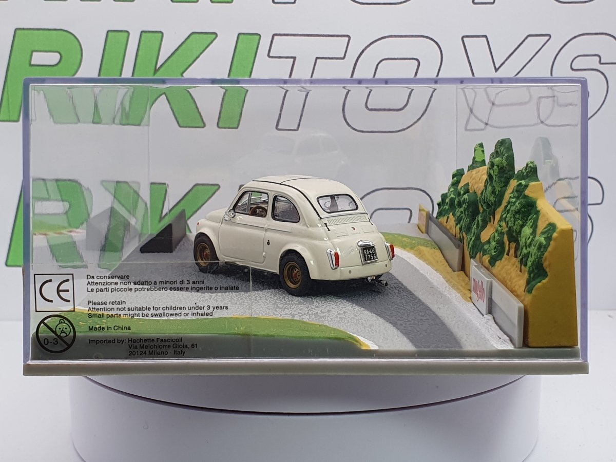 Fiat Abarth 500 D Edicola 1/43 Bianco - RikiToys - Edicola#